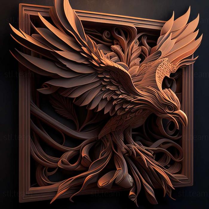 3D model phoenix (STL)